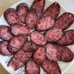 云南德宏傣族特产手工香肠豆腐肠猪血丸子土猪腊肉肠灌肠农家血肠