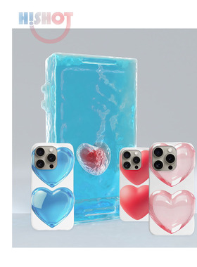 Hishot |清凉一夏果冻心单层韩国菲林半包适用于苹果iPhone手机