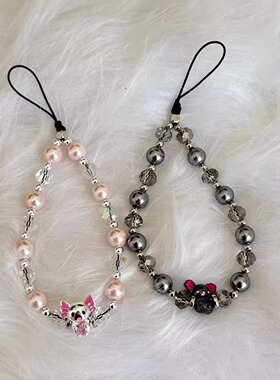 Hishot|【粉蓝蝾螈】原创手机挂绳 适用于苹果三星华为安卓韩系