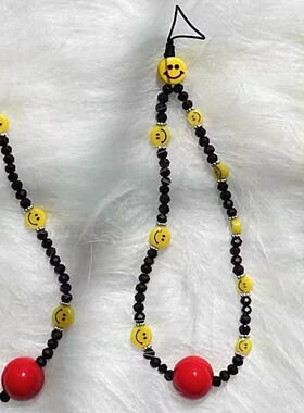 Hishot|【笑脸】原创手机挂绳 适用于苹果三星华为安卓韩系