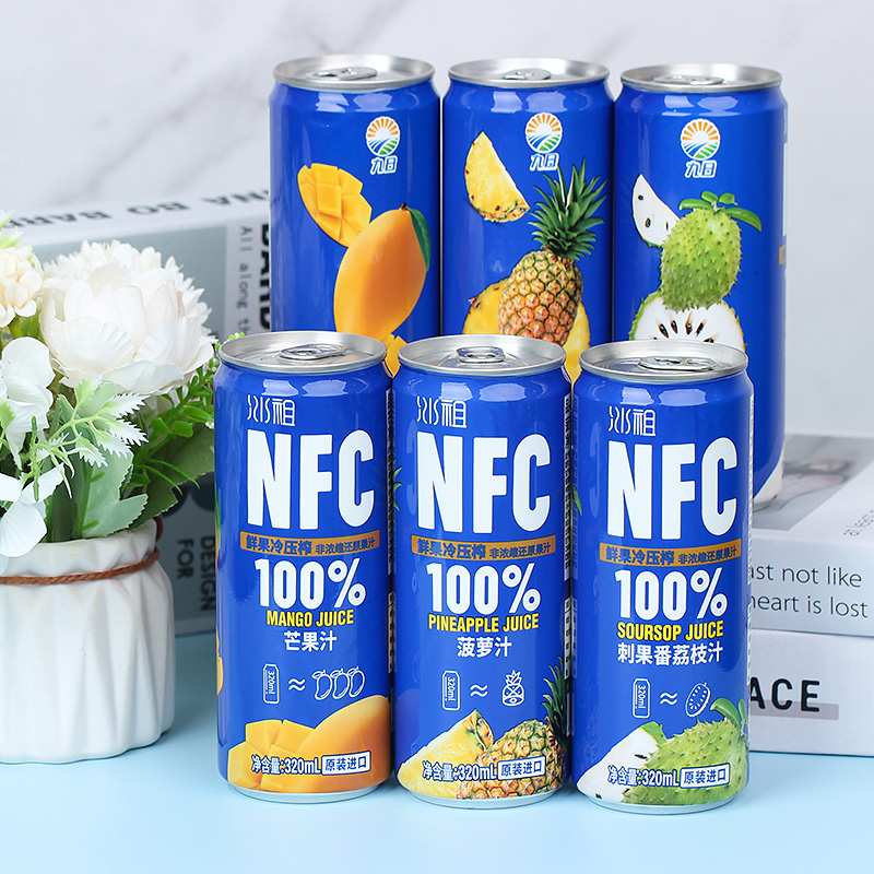 罐装果汁100%芒果汁瓶装饮料