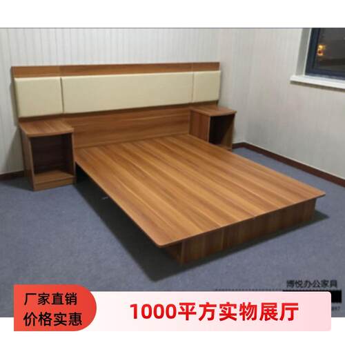 云南昆明简约快捷酒店宾馆出租房全套家俱床标间成套标间源头工厂