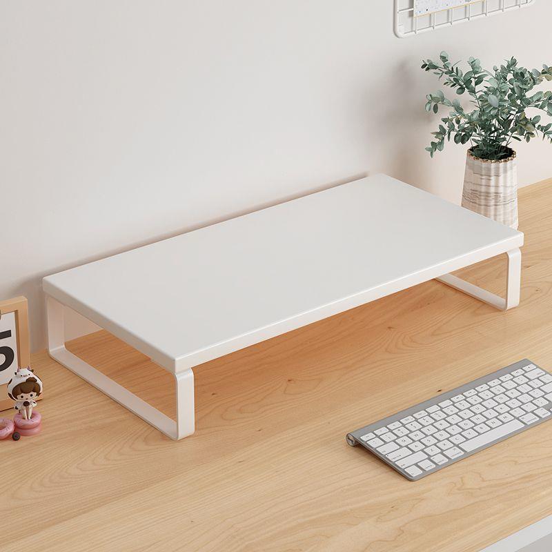 办公桌面收纳架单层收纳置物架笔记本电脑显示频支架加宽工厂直发