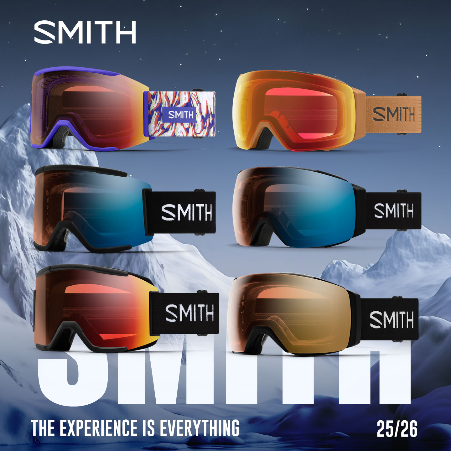 SMITH滑雪镜护目镜雪镜可变光