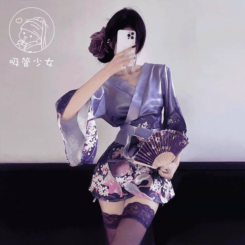 东京梦华录 性感浴袍日系和服开睡裙