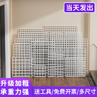 网片网格铁网货白色超市展示架网架铁丝网格子挂墙置物架幼儿园墙