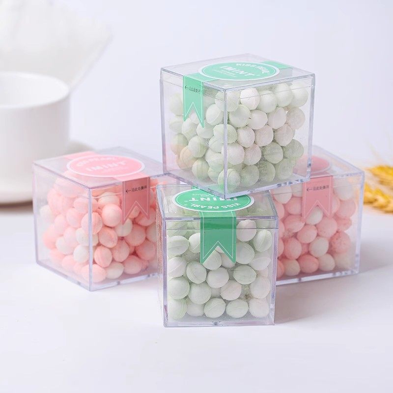 IMINT无糖薄荷糖荔枝玫瑰茉莉青提葡萄味接吻神器清凉润喉口香糖