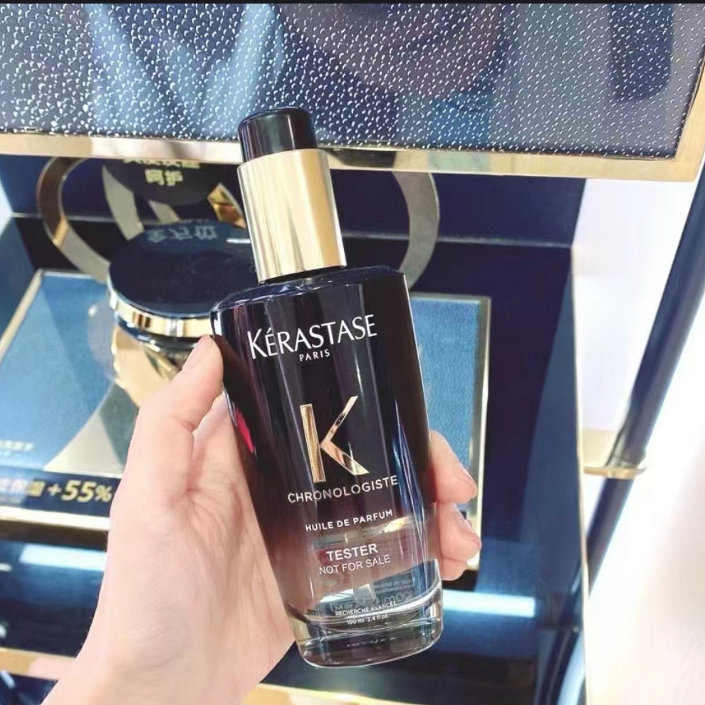 卡诗黑钻护发精油100ml 黑钻钥源鱼子酱香氛发油修护柔顺改善毛躁