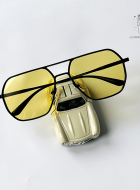 偏光变色黄色太阳眼镜男增光UV400飞行员司机开车专用夜视镜墨镜