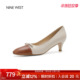 职业鞋 奥莱专供Nine 女2025新款 百搭jk单鞋 West 玖熙厚底高跟鞋