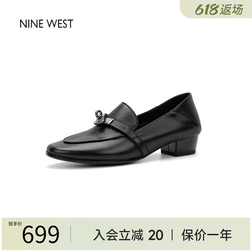玖熙英伦厚底不累脚女乐福鞋