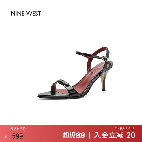 2026新款尖头细跟后绊带高跟女鞋