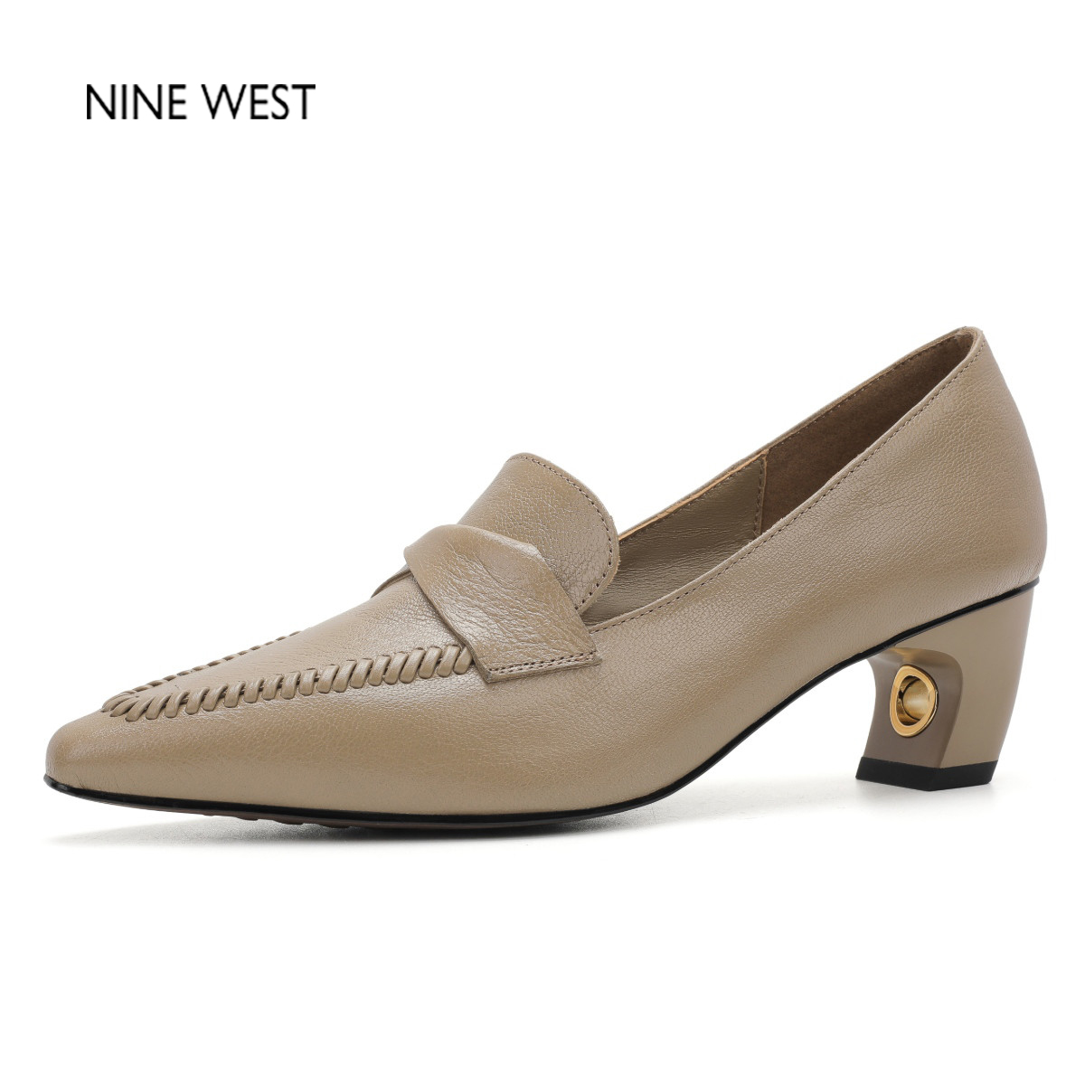 玖熙英伦风小羊皮通勤乐福鞋