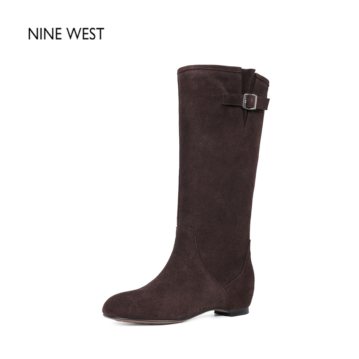 玖熙短靴平底长筒靴轻便马丁靴