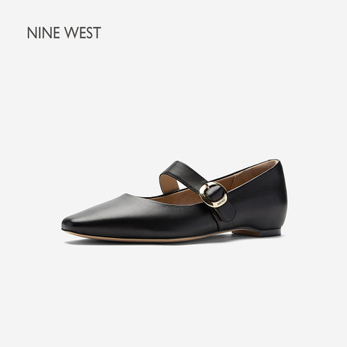 NineWest/玖熙玛丽珍鞋平跟女鞋