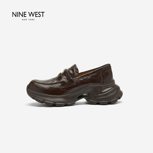 NineWest/玖熙复古乐福鞋女