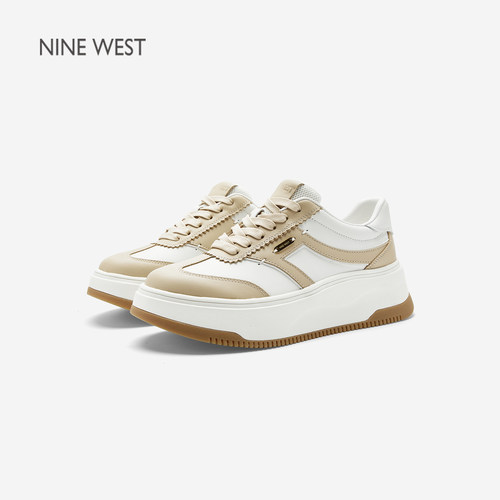 NineWest/玖熙厚底系带休闲鞋女