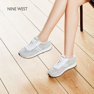 女款 2025夏季 新款 Nine 老爹鞋 玖熙透气阿甘鞋 厚底休闲德训鞋 West