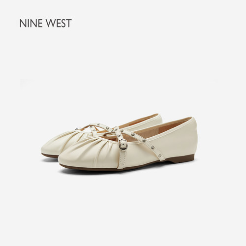 NineWest/玖熙春浅口单鞋女平底