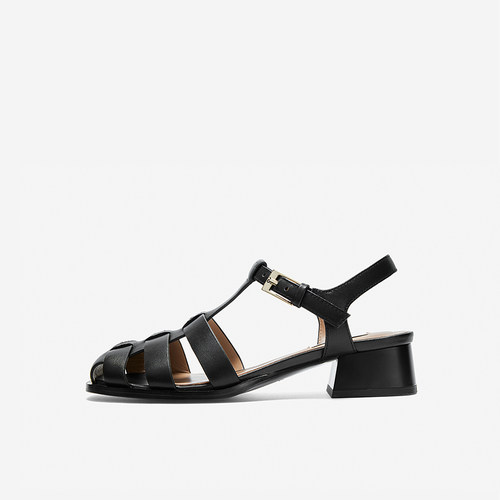 NineWest/玖熙凉鞋罗马鞋粗跟