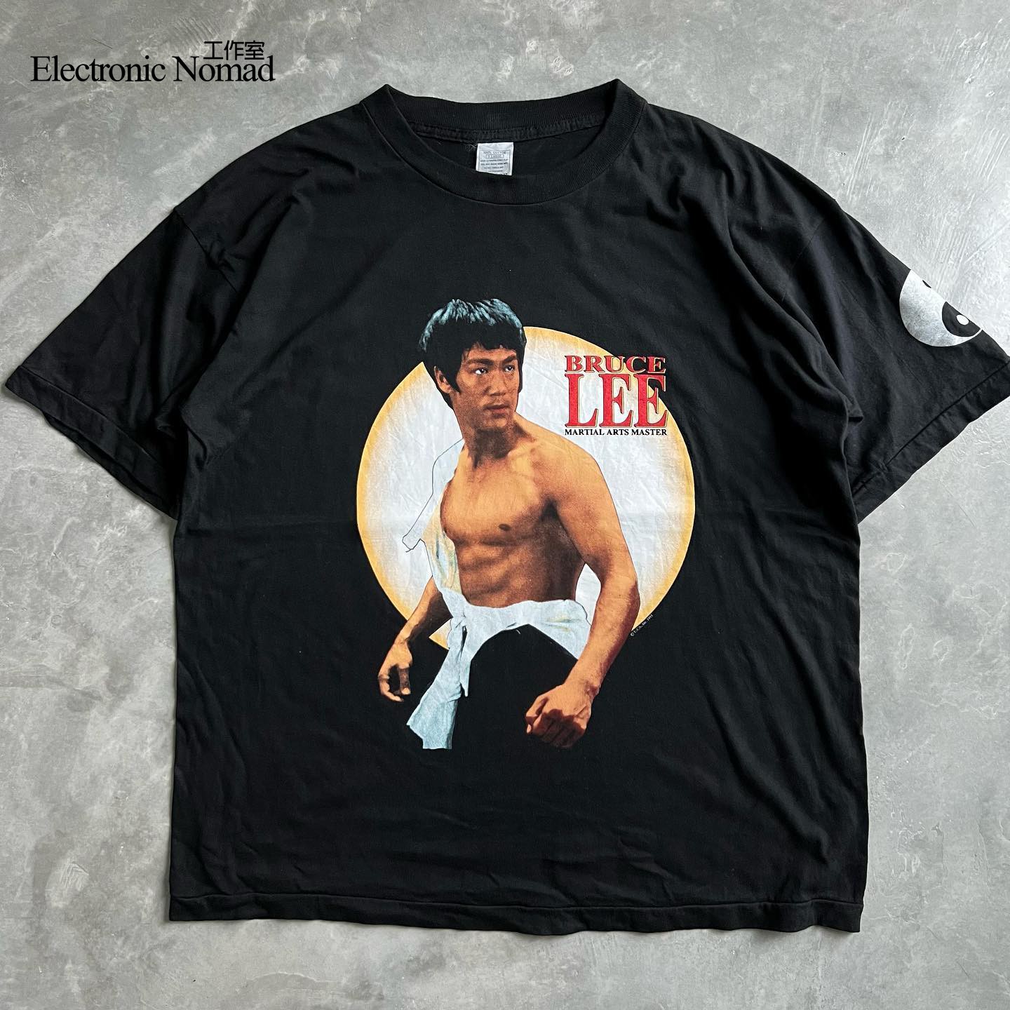 EN水洗大师李小龙 Bruce Lee90年代Short shirt短袖T恤高街