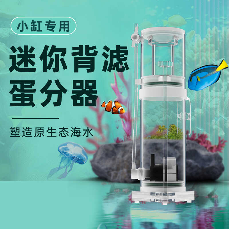 背滤蛋分器小型海水缸专用