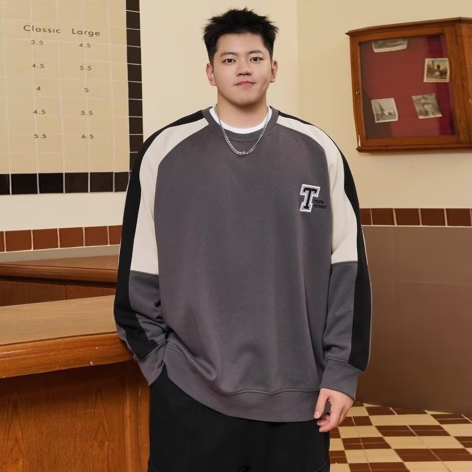 PANG哥大码男装暖皮恒温插肩袖