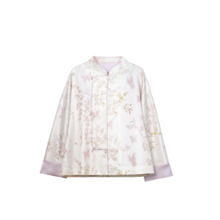 【鑫鑫新春宠粉】100桑蚕丝国风新中式长袖上衣·23S0114-2