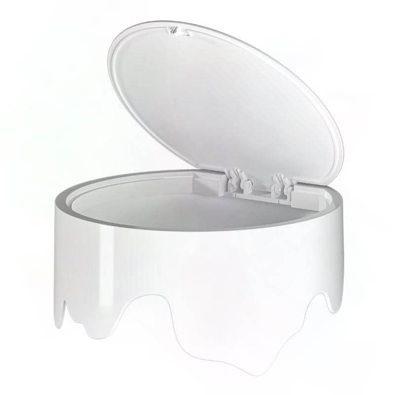 垃圾桶压圈桶身盖子防滑摇盖翻盖配件按压盖9L满了专用固定垃圾袋