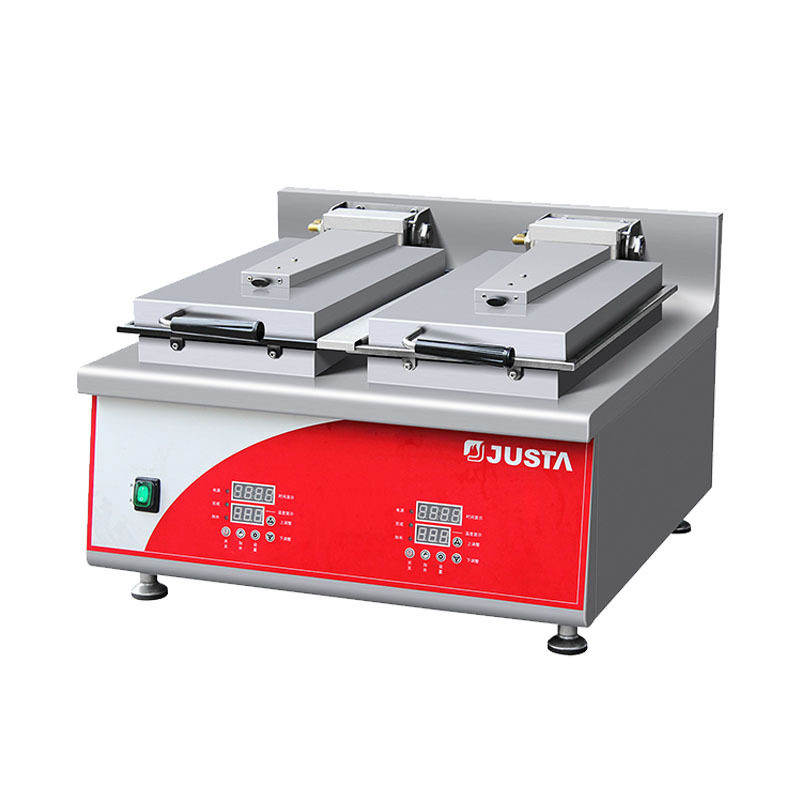 佳斯特dm-t-e2煎饺机连锁店电热双头三头煎饺子机锅贴机水煎包机