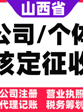 太原大同朔州阳泉长治晋城公司注册个体户大额核定双免园区挂靠