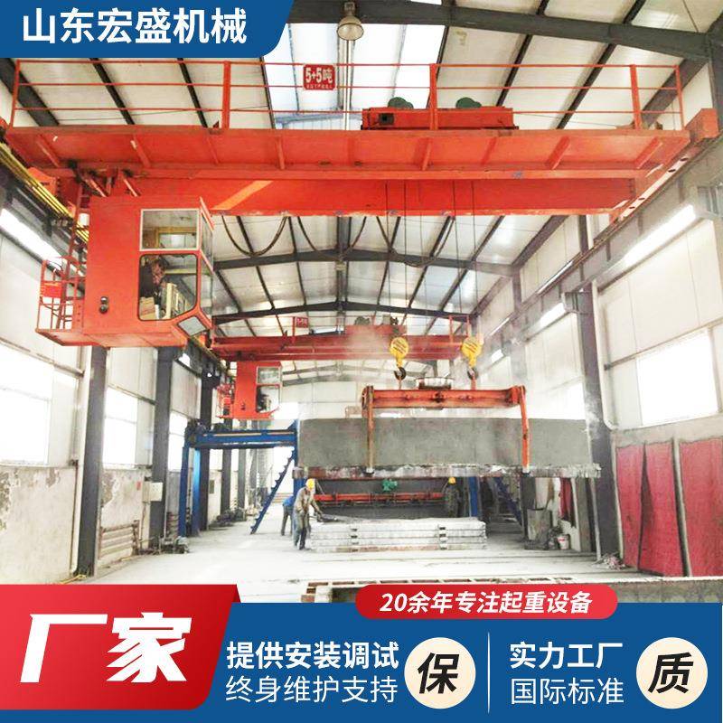 双梁起重机造纸建材车间双梁起重机天车20吨电动双梁桥式起重机