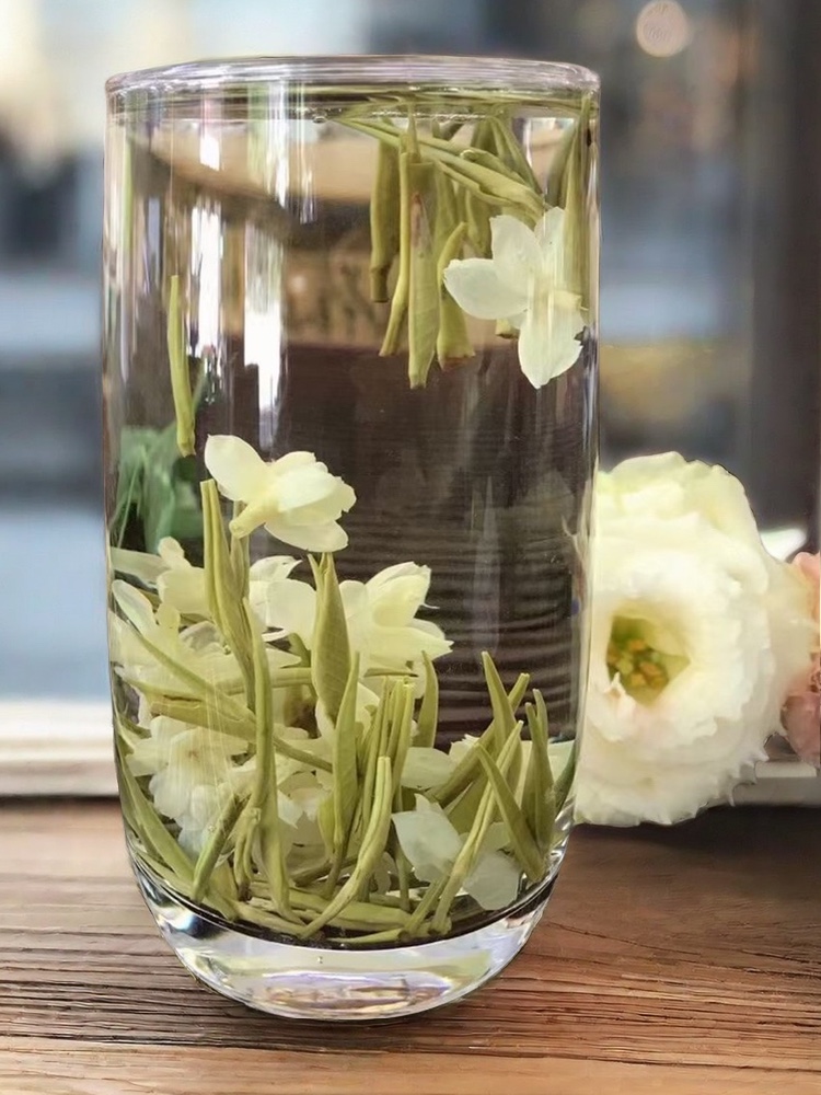 正宗茉莉银针王花茶新茶精选茉莉花茶白毫银针茉莉针王