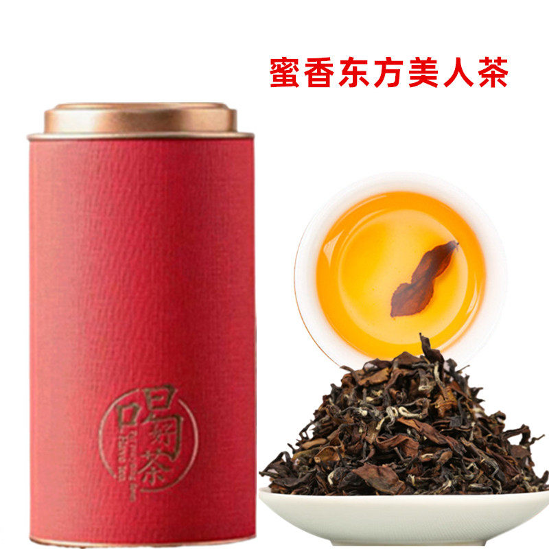 蜜香东方美人茶叶罐装150克正宗台湾树种高山白毫乌龙茶可冷泡