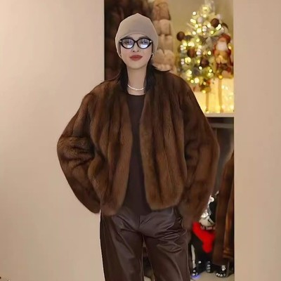 【多多还是多多】全抽刀 紫貂皮草SLONG-ZD053