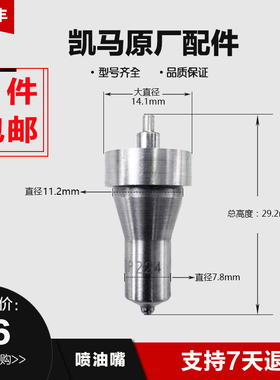 速发常柴凯马凯奥 风冷机油2配件 170F17178F186F喷油嘴  P2柴4油