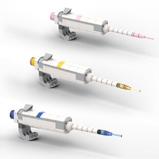 速发科德实验室艾本研移液枪赛默飞液移器益智积木玩具模型