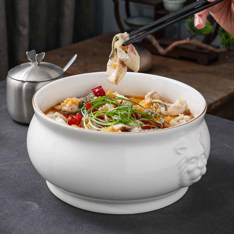 速发深碗碗口深酒店餐具毛血旺汤寸盆大汤碗酸菜鱼水煮鱼大盆碗
