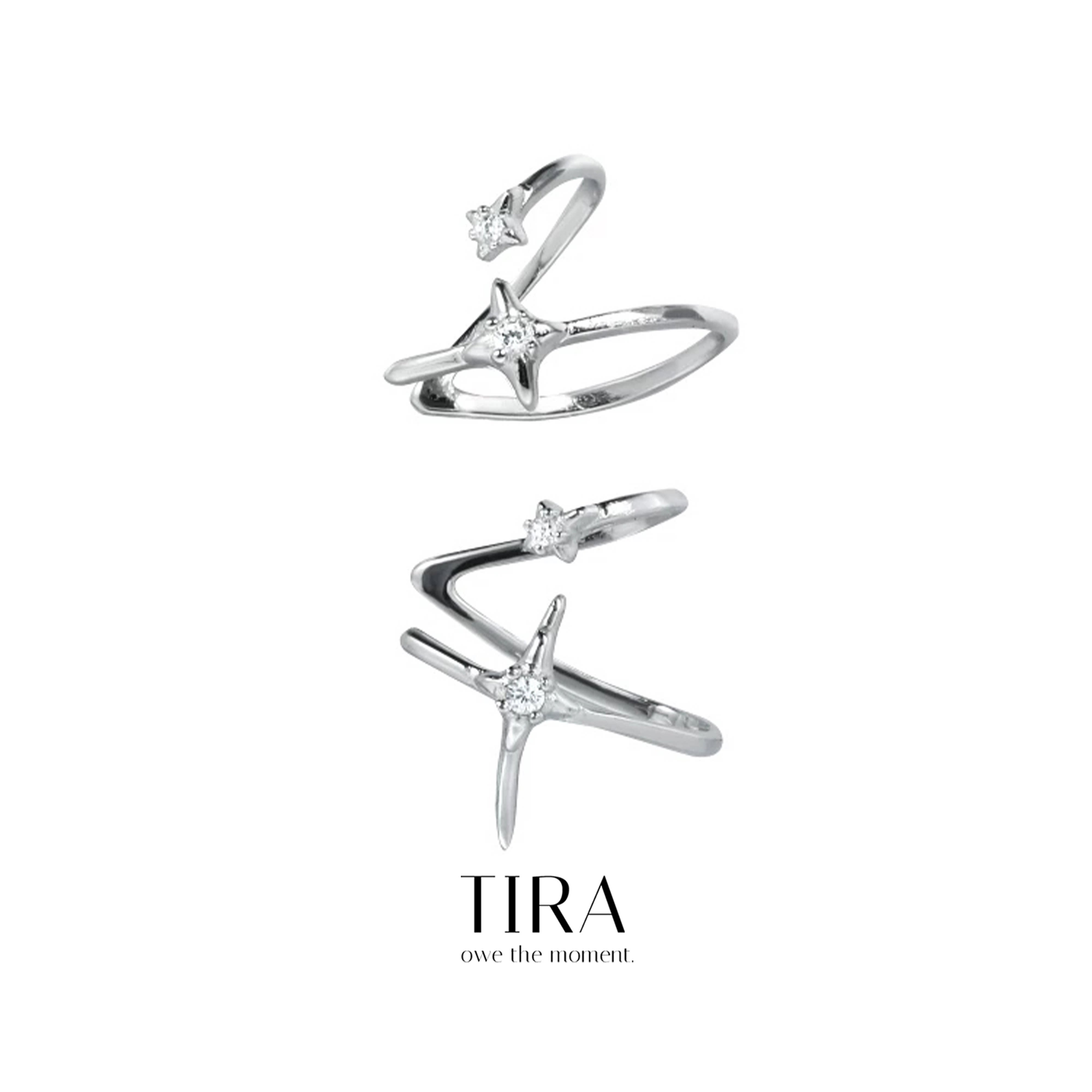 北欧【设计师】TIRA Jewelry 北极星轨耳夹原创小众设计耳骨夹
