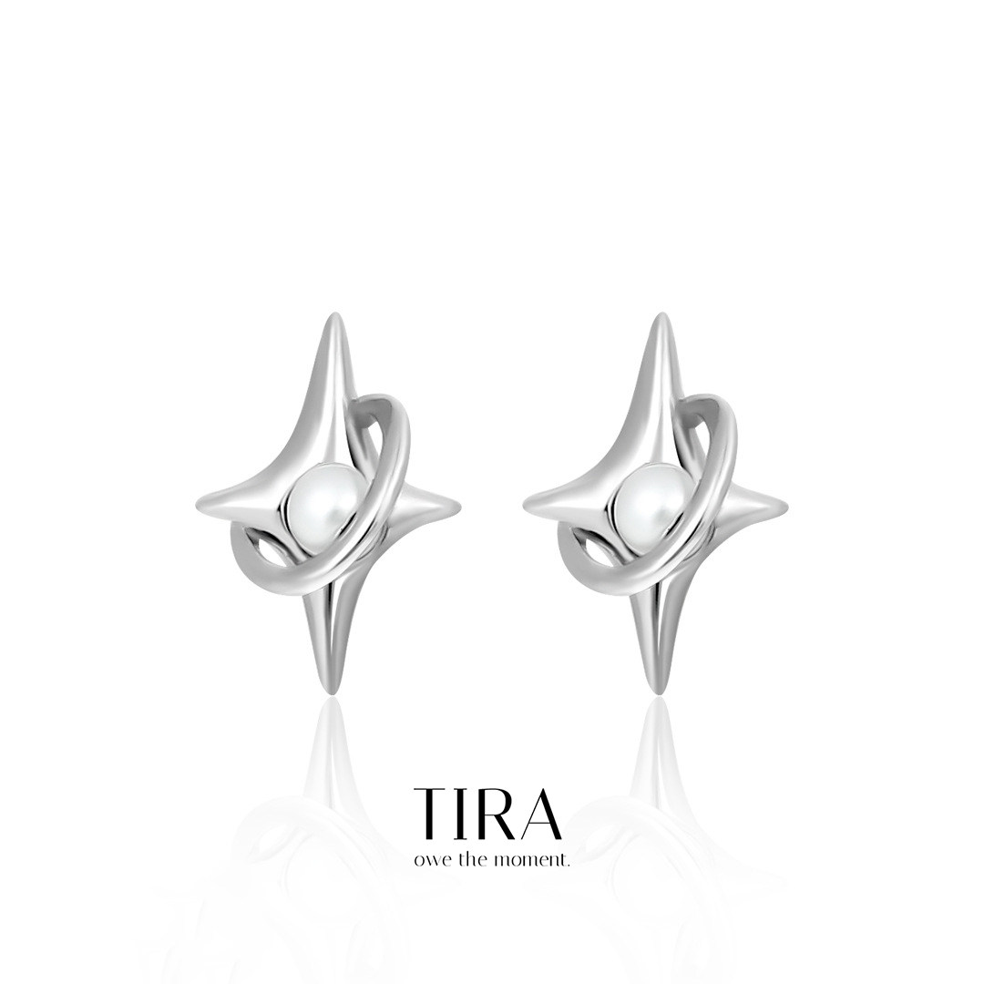 北欧【设计师】TIRA Jewelry 珍珠星球轻奢原创小众设计耳钉