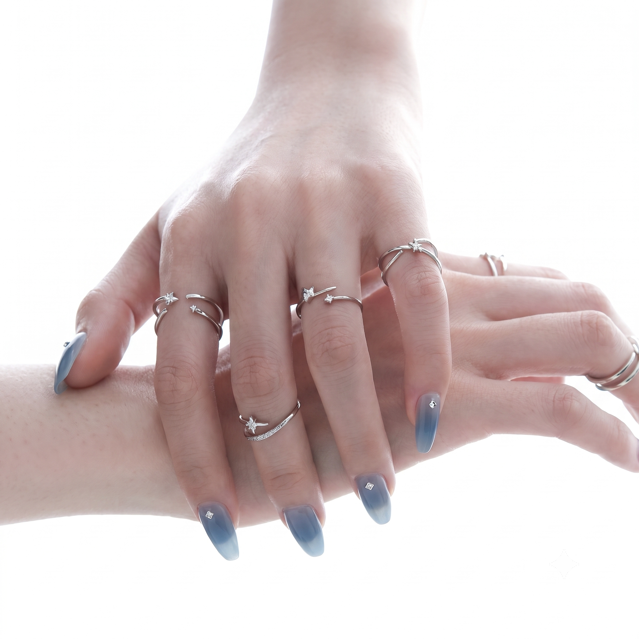 北欧【设计师】TIRA Jewelry 北极星轨戒指925纯银轻奢冷淡风尾戒