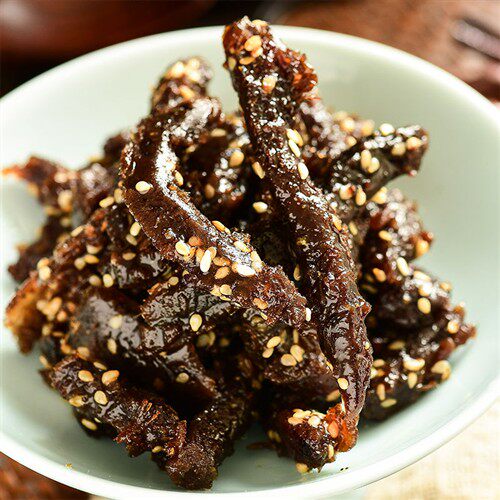 超好吃藤椒牛肉干手撕牛肉条四川特产麻辣五香网红小零食