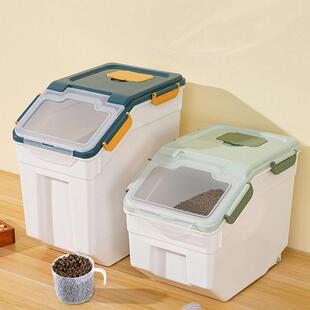 狗粮密封桶储存桶装猫粮10kg50斤防潮收纳箱真空宠物粮食盒储粮桶