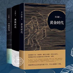 王小波时代三部曲 黄金时代+白银时代+黑铁时代全套共3册王小波作品集全集王小波的书现当代文学散文随笔集 畅销书排行榜