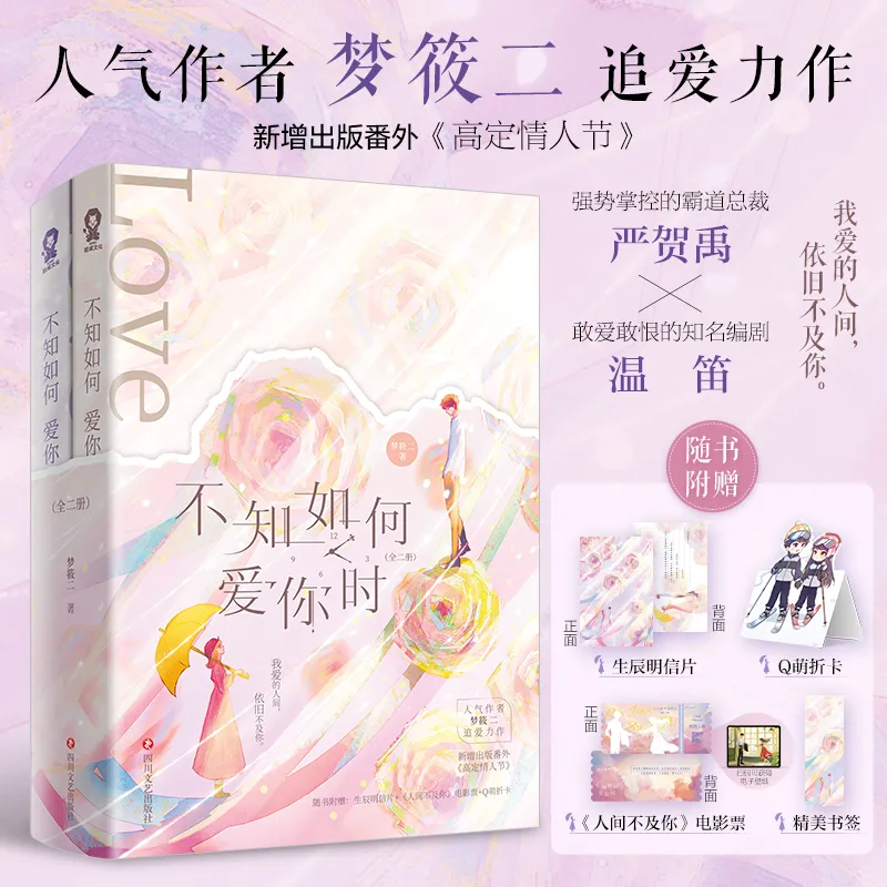 不知如何爱你时 梦筱二追爱力作 强势掌控的霸总×敢爱敢恨的知名编剧 新增出版番外高定情人节 温柔刀青春文学言情小说实体书