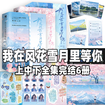 我在风花雪月里等你上中下 百万畅销书作家级大坦克科比继天空的城后完结篇新增后记世事难料都市言情小说实体书 青春文学现言书籍