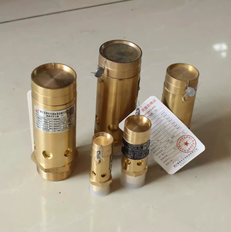 浙江富超弹簧式铜安全阀A28X-16T螺杆机压缩机空压机安全阀泄压阀