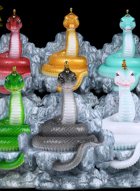 东北马家蛇真身蟒真身汉摆件保家