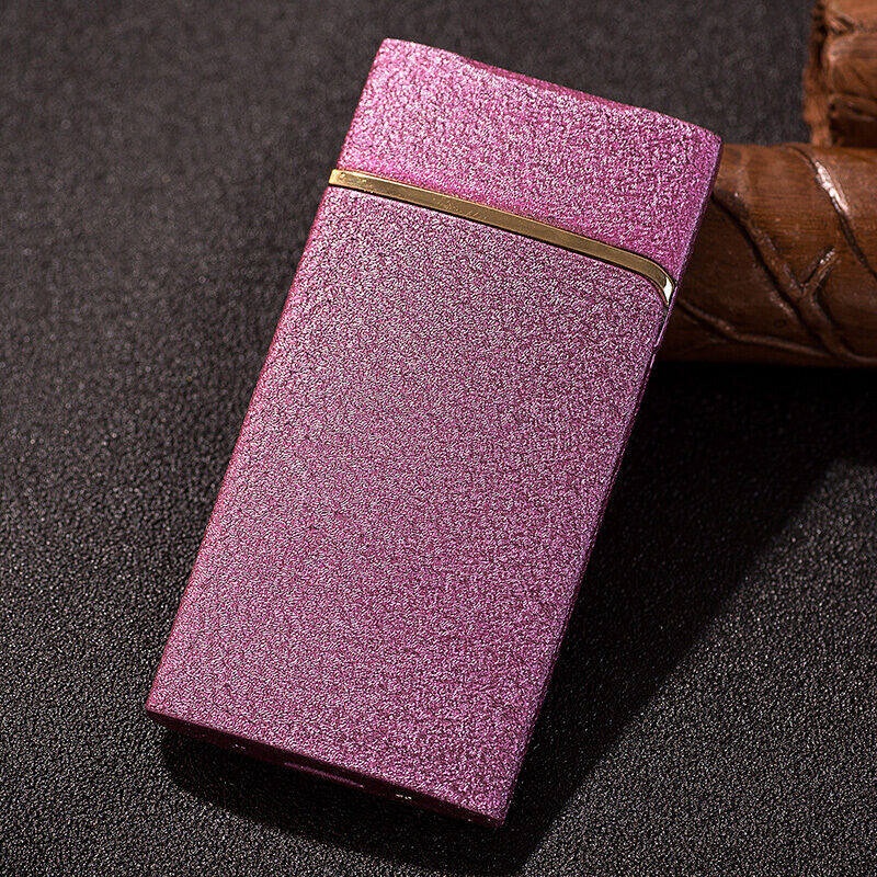 虎牌usb充电打火机电热丝感应防风金属超薄刻字个性电子点烟器911