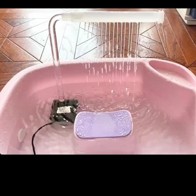 家用洗头盆泡头盆平躺免弯腰循环水泵卧床泡头洗发泡头神器小水泵